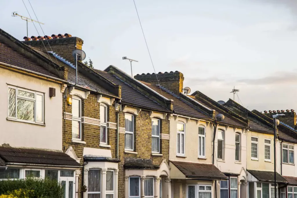 row of houses